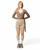 Sense Ballet Wrap in Taupe