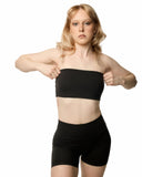 Sheath Bandeau Bra in Black