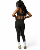 Sheath Curved Bra in Black