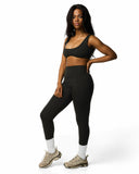 Sheath Curved Bra in Black