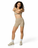 Sheath Shorts 5" in Almond