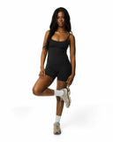 Sheath Signature Onesie in Black