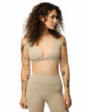 Sheath Plunge Bra in Almond